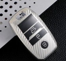 Key Fob Cover for KIA 3, KIA Optima, KIA Sorento, KIA Sportage, Picanto (SILVER)