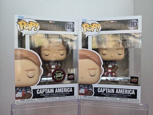 Upper Deck x Funko Capt America RARE CHASE * COMMON Redemption Pop