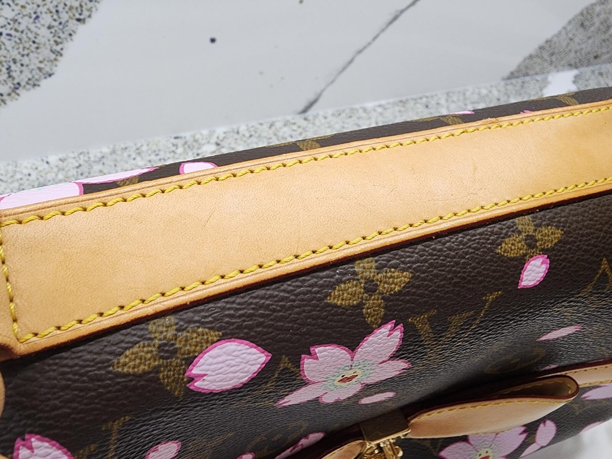 LOUIS VUITTON 2003 Cherry Blossom Sac Retro PM Takashi Murakami
