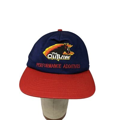 The Outlaw Performance Additives Hat Snapback Adjustable Blue & Red