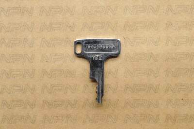 NOS Honda OEM Double Groove Ward Cut Ignition Switch & Lock Key