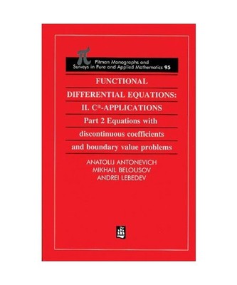 Functional Differential Equations, A. B. Antonevich
