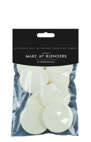 PACK 8 ROUND MAKE UP BLENDER SPONGES PUFF WEDGES COSMETIC FOUNDATION APPLICATOR - Picture 2 of 3