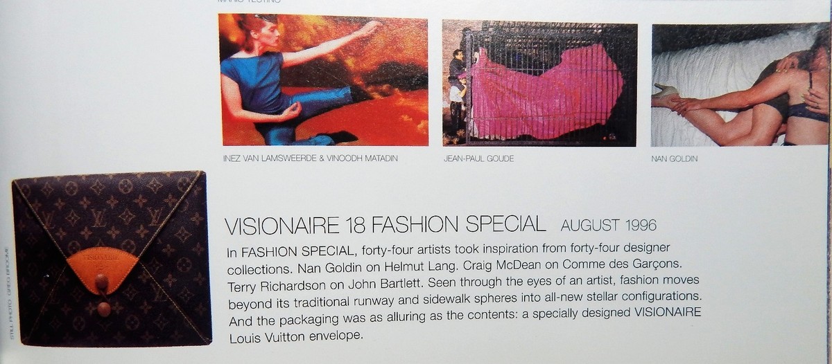 Visionaire Fashion Special Ad Insert New Yorker Magazine Feb