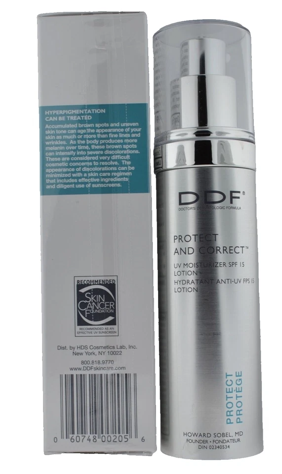 Crema hidratante UV DDF Protect and Correct FPS 15 1,7 OZ Foto 3 de 4