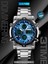 thumbnail 2 - SKMEI Men Quartz Watch Outdoor Sport Digital Stainless Steel Wristwatch 1389