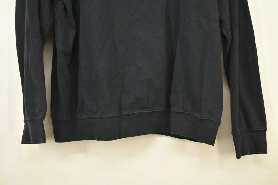 Jack Nicklaus Hombres Negro Manga Larga Acanalada 1/4 Cremallera Algodón Pullover Sudaderas XL Foto 4 de 4