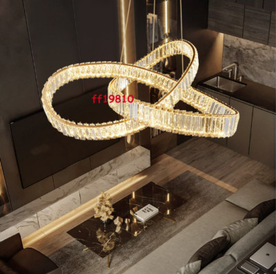 lifegallery☆ Luxury K9 Crystal Chandelier Ceiling Twist Flower Lighting