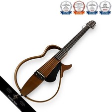 Yamaha SLG200S Silent Electric Guitar with Case Mahogany/Maple Neck