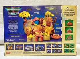 VINTAGE 1997 Micro Machines Exploration Sea Gator Island Playset NIB SEALED