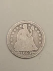 1853 Seated Liberty Silver Dime 10c