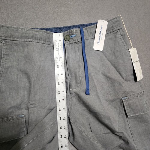 Short homme Tommy Bahama neuf en lin In Paradise Cargo 9 pouces à l'ombre taille S - Photo 3/14