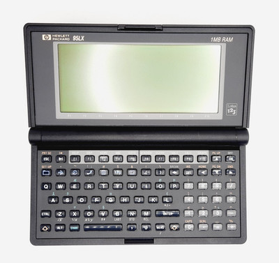 Vintage HP Hewlett Packard 95LX Palmtop Handheld Computer Calculator, Tested