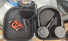 Jabra Evolve 75 UC Wireless Headset Bluetooth with Charging Stand USB dongle Use