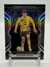 2020 Panini Obsidian Giovanni Reyna White Pulsar #7 card