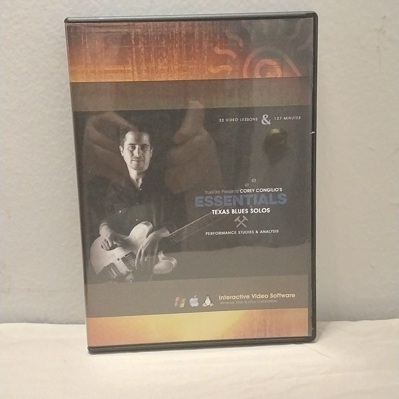 2015 Truefire Corey Congilio's Essentials:Texas Blues Solos Video Software GUC