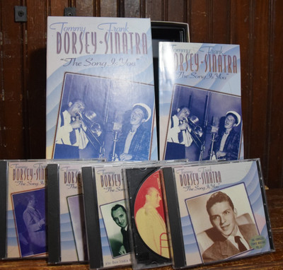 FRANK SINATRA TOMMY DORSEY THE SONG IS YOU 5CD BOXED SET BOOKLET OPEN BOX USED