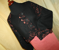 richtig *BOHO* kurz Jacke NEU + Etikett Gr. 38 - 40 *NESLAY* mit Wollanteil