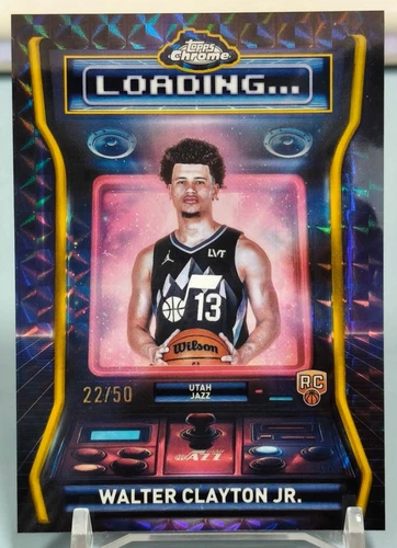 2025 Topps Chrome Walter Clayton Jr. Base (RAW)