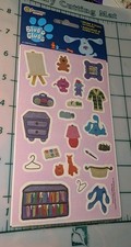 Vintage Sandylion Stickers Blue's Clues One Sheet Of Stickers w/Scene New Pack