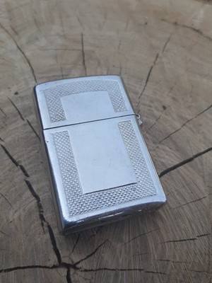 Zippo Silver Design Gas Insert Lighter Classic