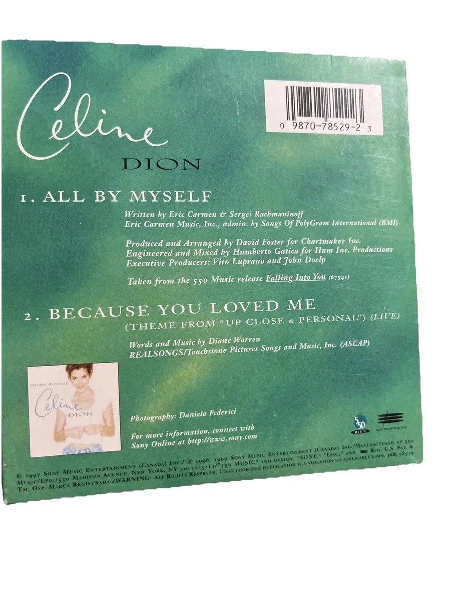 All by Myself [Single] by Céline Dion (CD, 1997, Sony Music
