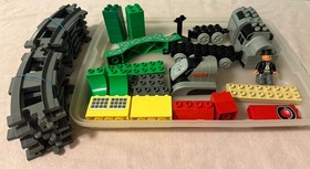 Vintage LEGO Duplo Spencer and Sir Topham Hatt #3353 COMPLETE