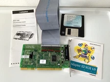 Adaptec AVA-1505/1515 AT to SCSI Host Adapter with Cable Diskette & Guide