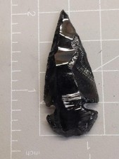 Black obsidian Arrowhead - Arrowhead Read