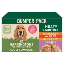 Complete Wet Tray Grain Free Hypoallergenic Adult Dog Food Meaty 16x400g 4.12 per kilo