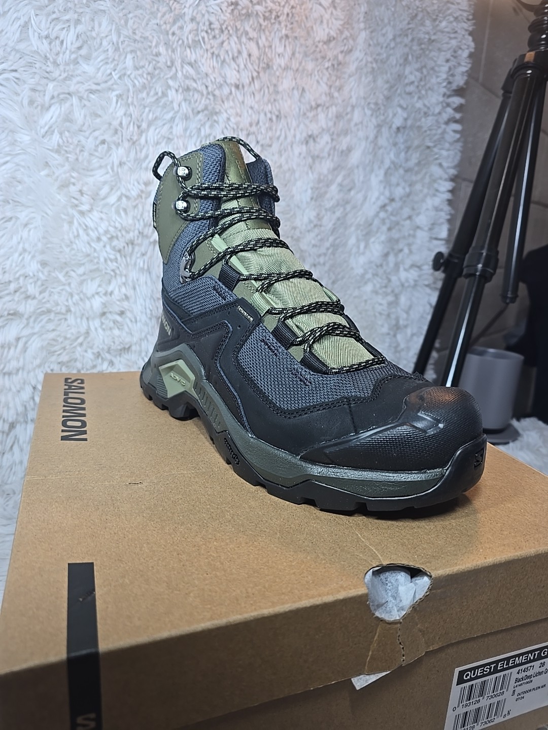 Uomo Escursionismo Salomon Quest Element GTX Taglia 8