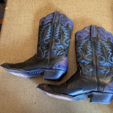Vintage Panhandle Slim Women s Size 6M All Leather Low Heel Very Pretty Nice