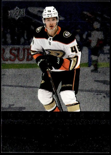 Trevor Zegras #BD-45 2021 Upper Deck Black Diamond 2005-06 Retro card