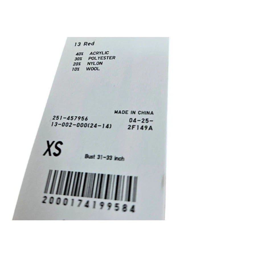 NUEVO Suéter Pullover Marni Uniqlo XS Naranja Quemado Mezcla Lana Bloque de Color Foto 4 de 4