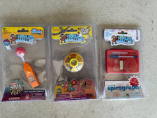 Worlds Smallest Spin Pop Spirograph Beads Toy Lot of 3 Just Play New 