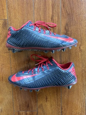 Nike Vapor Carbon Elite 2.0 2014 Flywire Football Cleats Gray/Red Size 12