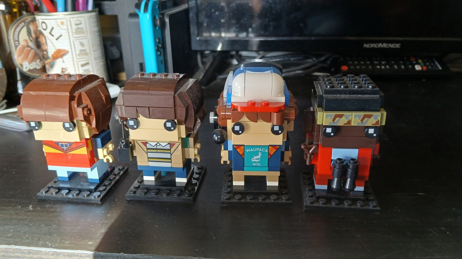 LEGO BrickHeadz Stranger Things lotto 4 minifigure/personaggi assemblati
