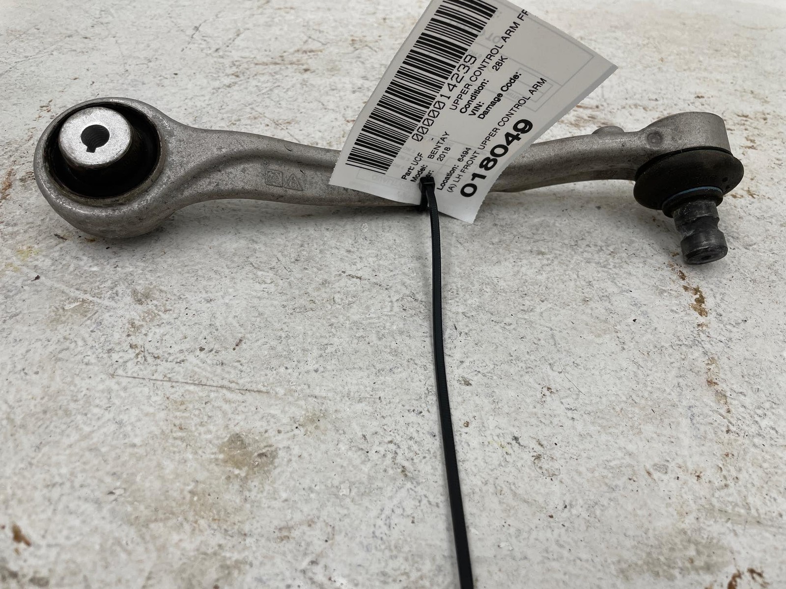 2016-2020 BENTLEY BENTAYGA (A) FRONT UPPER CONTROL ARM SUSPENSION LINK LEFT SIDE