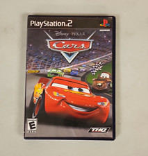 THQ Disney Pixar Cars Sony PlayStation 2 PS2 E-Everyone Racing Manual Tested