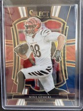 2025 Panini Select #159 Mike Gesicki Tri-Color Prizm #/299