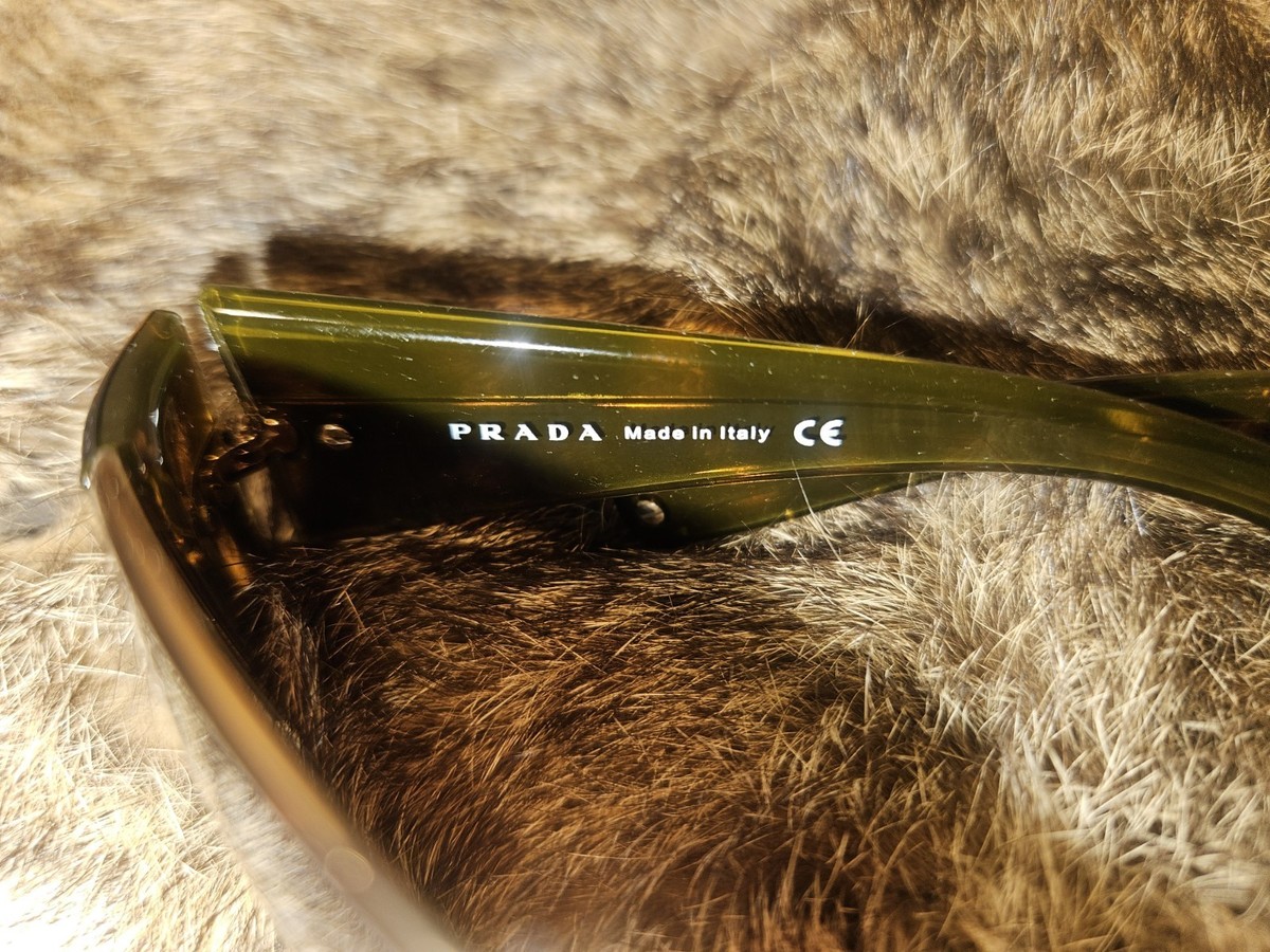 PRADA Vintage Sunglasses Wrap Around with Original Case. | eBay