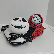 Nightmare Before Christmas Slippers Jack & Sally Womens 9/10 Slip On Disney NEW