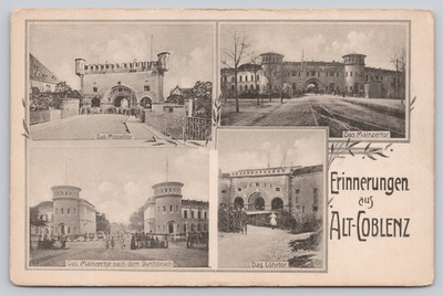 #ad #ad Vintage Alt Coblenz Postcard Featuring Historic City Gates Circa 1907 1915 $4.75