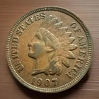 1907 “Full Liberty”! Indian Head Cent Penny ACTUAL COIN PICTURED 1523