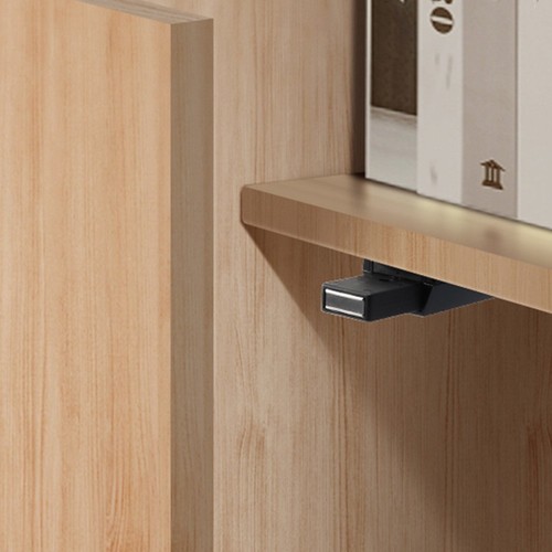 Montage für Push to Open magnetischer Türschnäpper zwei ovale und runde Löcher - Bild 13 von 47
