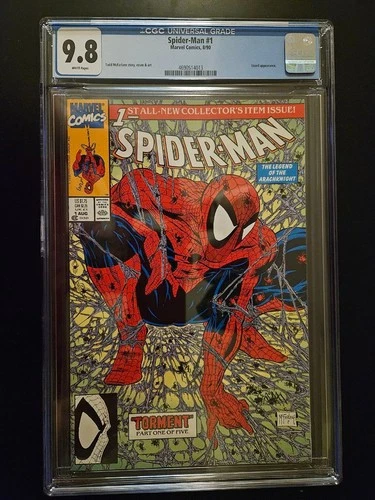 Marvel Comics Spider-Man # 1 August 1990 CGC Grade Of 9.8 Comic Book McFarlane