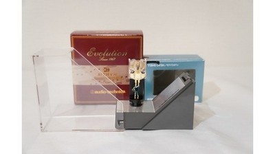 Audio Technica AT33EV Dual Moving Coil MC Stereo Cartridge MG-10 Headshell Set