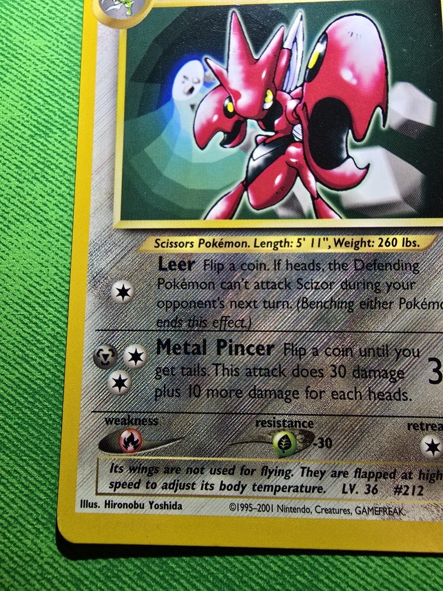 ポケットモンスターのト―スター SCIZOR WOTC BLACK STAR PROMO 33 NEAR MINT | eBay