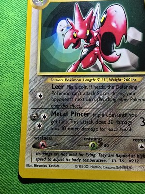 SCIZOR WOTC BLACK STAR PROMO 33 NEAR MINT | eBay