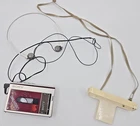 Vintage Sony WM-F10 Walkman Cassette Player FM Radio Red (Parts or Repair Only)